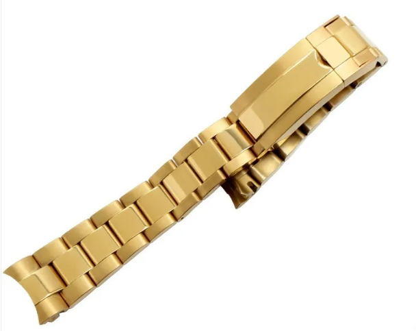 Calenzio Aurex - Green Dial, Gold Case and Bracelet, Chronographic Layout - MEN